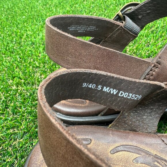 Born Boho Indie Brown Leather Sandals Women’s Size 9. - Picture 6 of 8